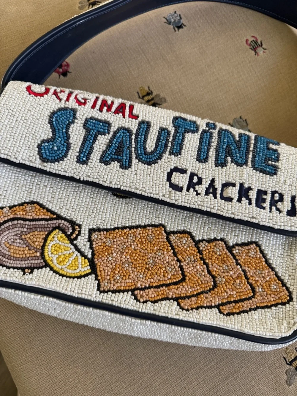 LIKE NEW STAUD Tommy Beaded Bag, Stautines - Picture 4 of 8